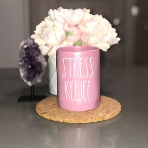 Rae Dunn STRESS RELIEF ceramic holder
